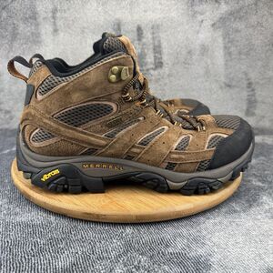 Merrell Moab 2 Mid Waterproof Boots Mens Size 9.5 Hiking Vibram Trail